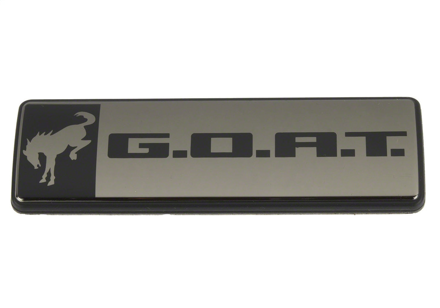 Ford Performance Bronco Bronco Sport G.O.A.T. Badge - Black/Black - M-1447-GOATBLK