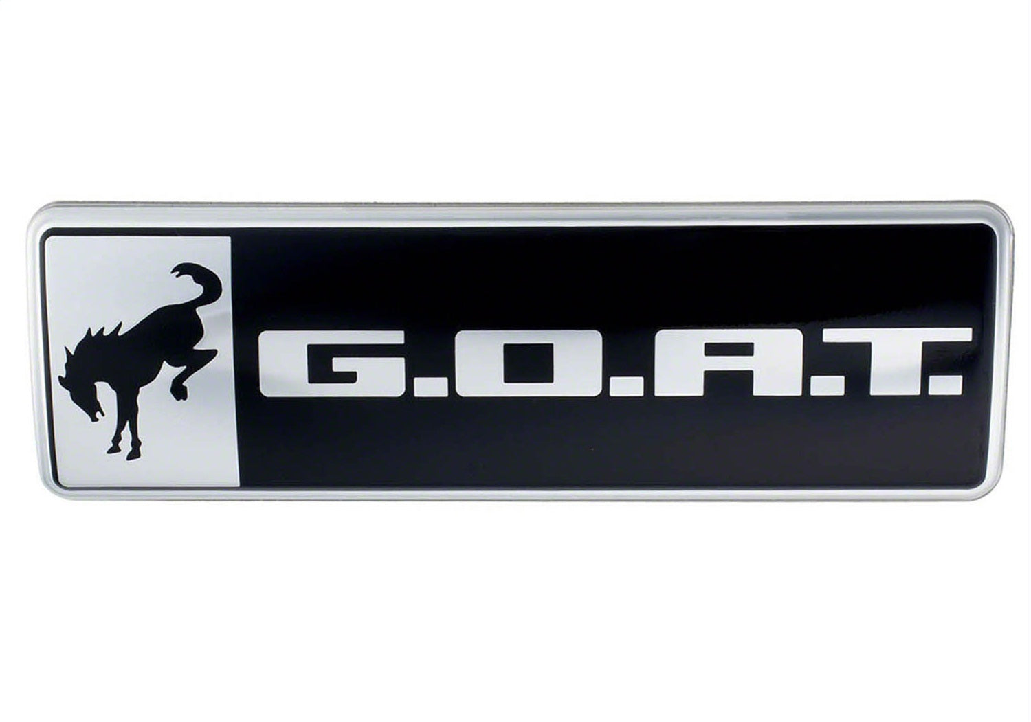 Ford Performance Bronco Bronco Sport G.O.A.T. Badge - Black Chrome - M-1447-GOAT - Image 4