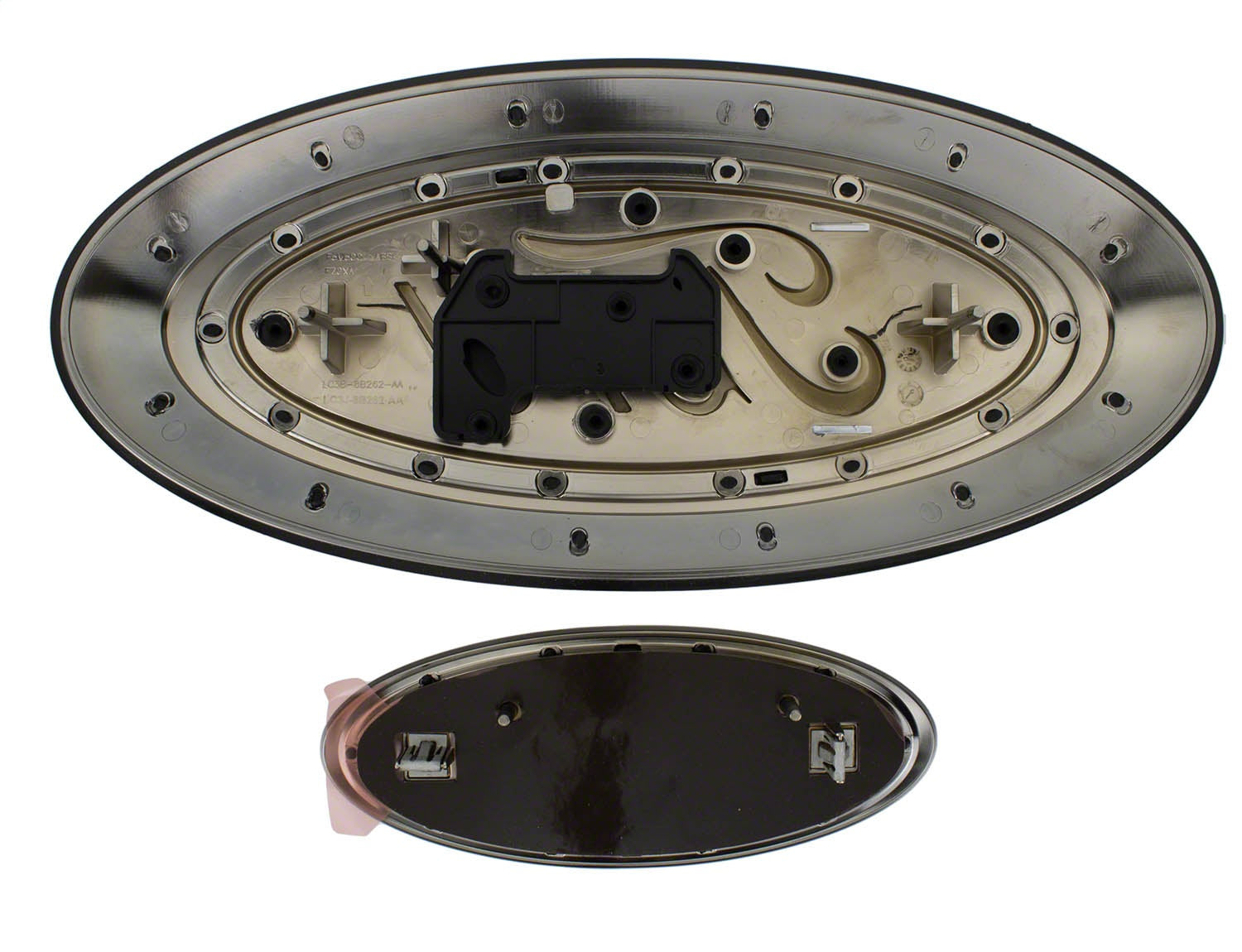 Ford Performance 2023-2024 Super Duty Black Oval Emblem Kit - Without Camera - M-1447-SDB3 - Image 2
