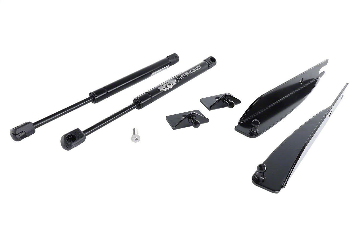 Ford Performance 2005-2014 Mustang Hood Lift Kit With Laser Engraved Ford Performance Logo - M-16826-M - Image 2