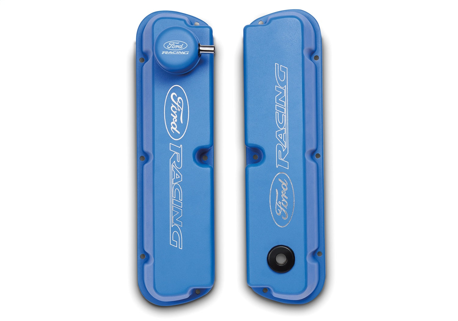 Ford Performance Blue Satin Valve Covers - M-6582-LE302BL