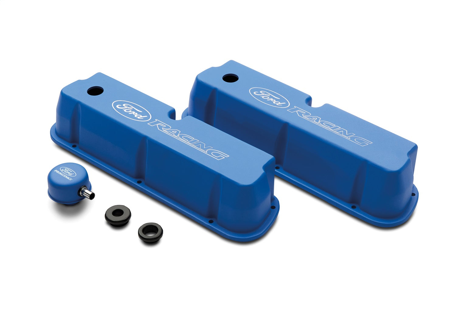 Ford Performance Blue Satin Valve Covers - M-6582-LE302BL - Image 3