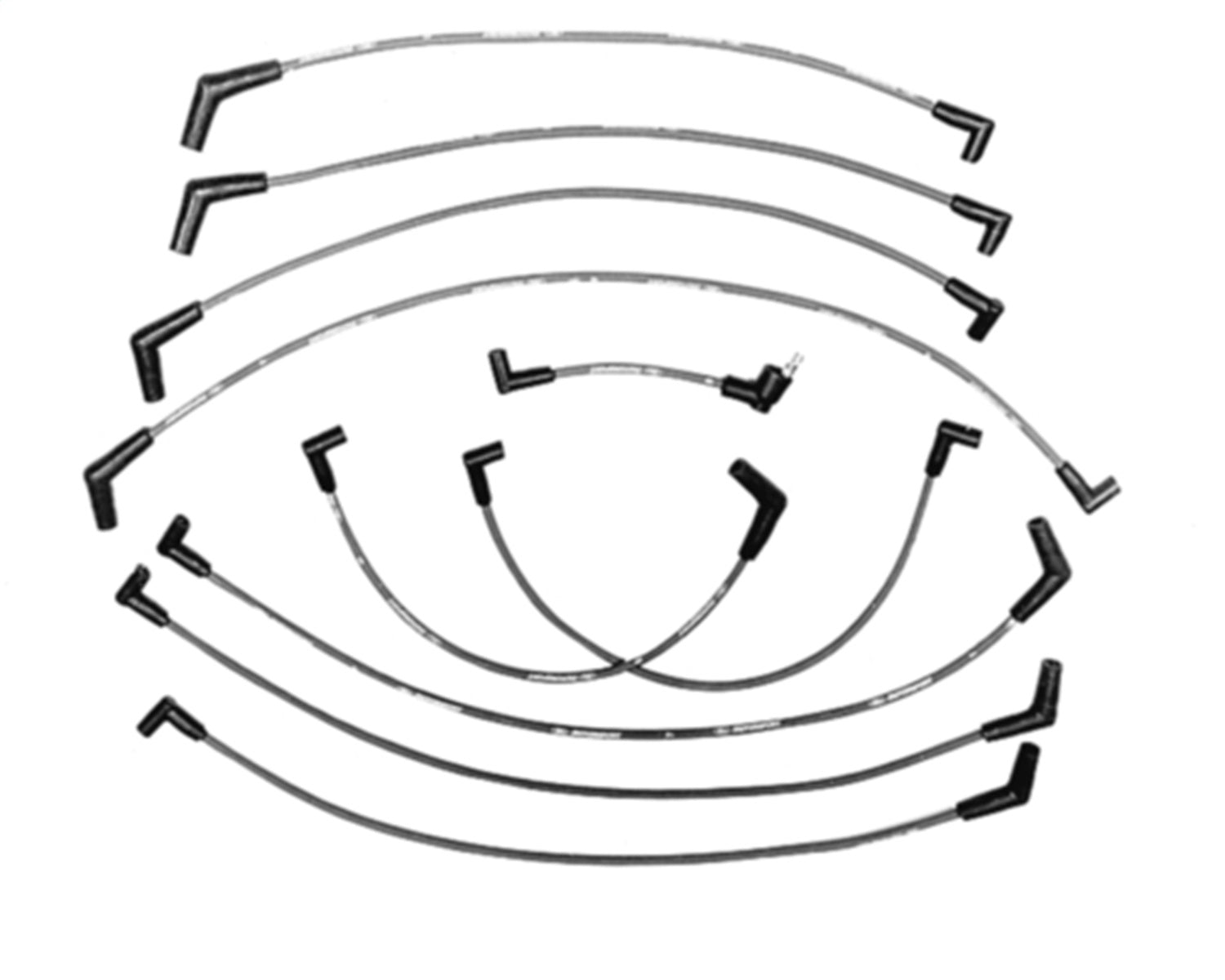 Ford Performance 9MM Spark Plug Wire Sets - "Ford Racing" - M-12259-C301