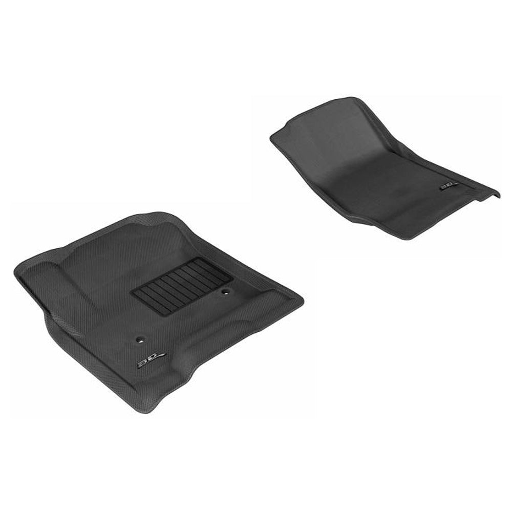 3D MAXpider Floor Mats GM P/U 1500 14- Kagu Fl oor Liner 1st Row Black L1CH03911509