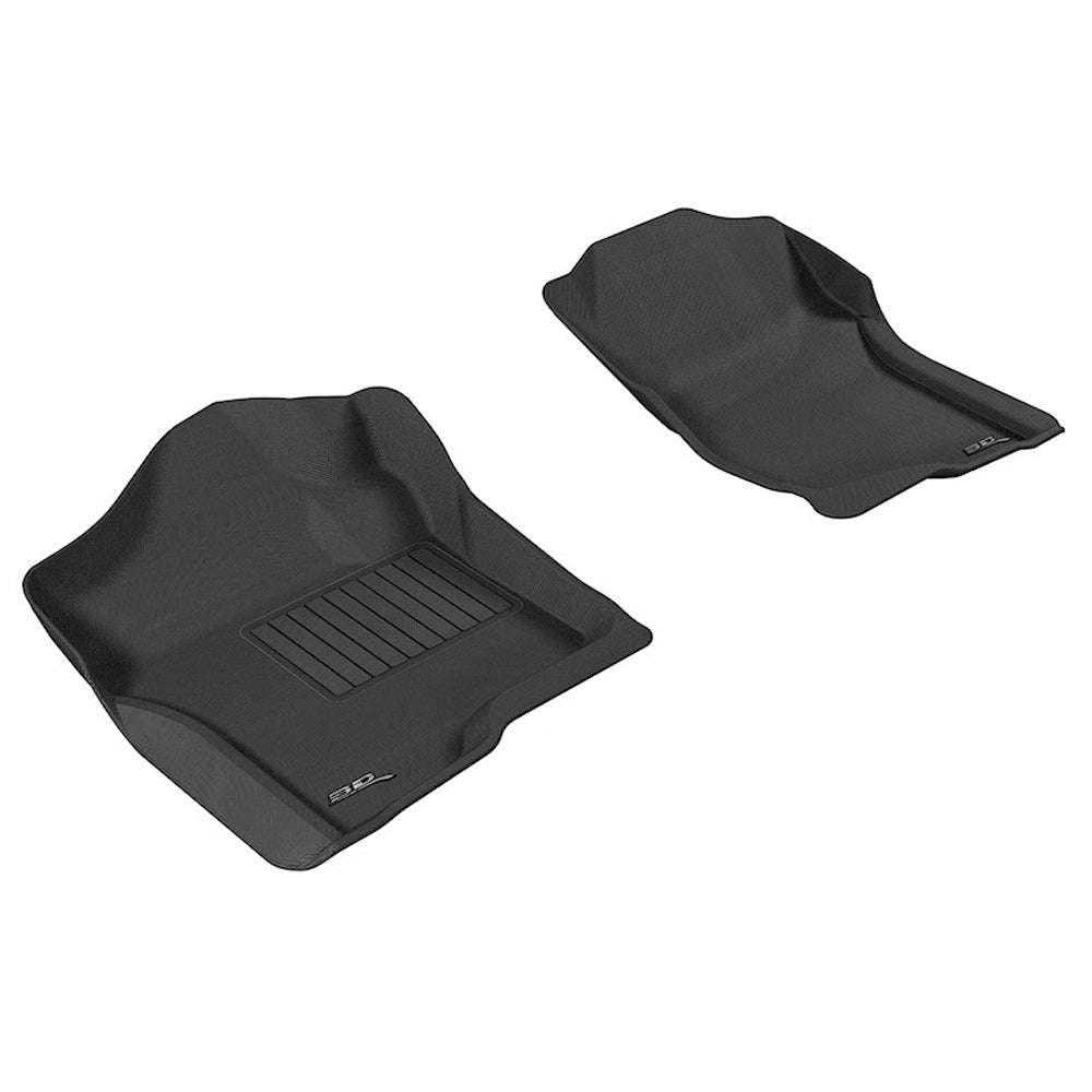 3D MAXpider Floor Mats GM P/U 1500 07-13 Kagu Floor Liner 1st Row Blk L1CH04711509