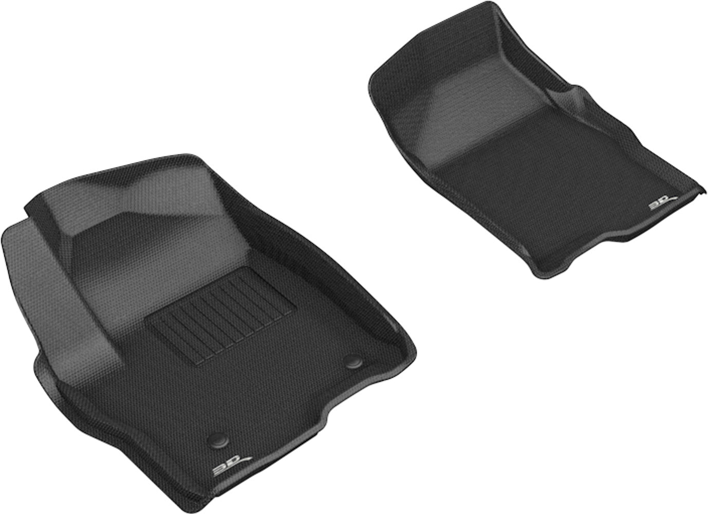 3D MAXpider Floor Mats GMC Sierra 1500Crew 19- Kagu Floor Liner 1st Row L1GM02511509