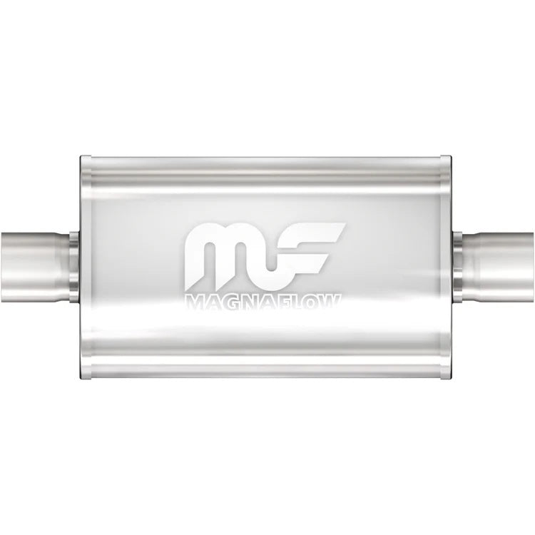 MagnaFlow Exhaust Products Stainless Muffler 2.5in Center In / Out 12216