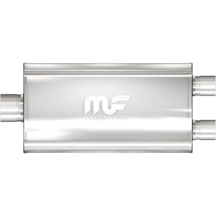 MagnaFlow Exhaust Products Stainless Muffler 3in Inlet/2.5in Dual Outlet 12588