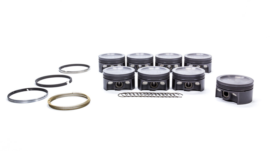 MAHLE PISTONS 930256072 PowerPak Forged Dished Piston and Ring Kit for Small Block Ford
