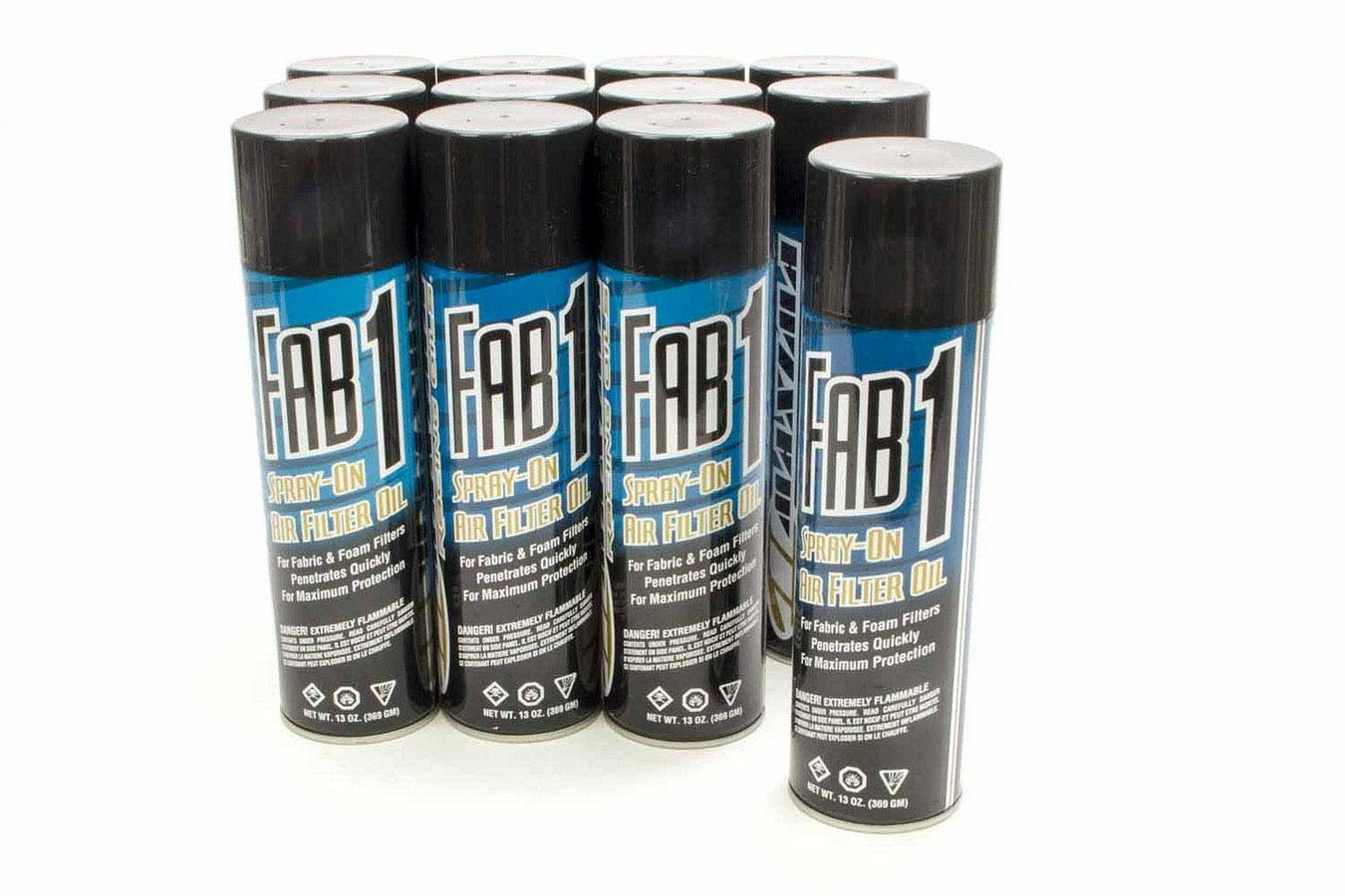 Maxima Racing Oils FAB1 Air Filter Oil, Part 61920, 13 oz Aerosol Case of 12