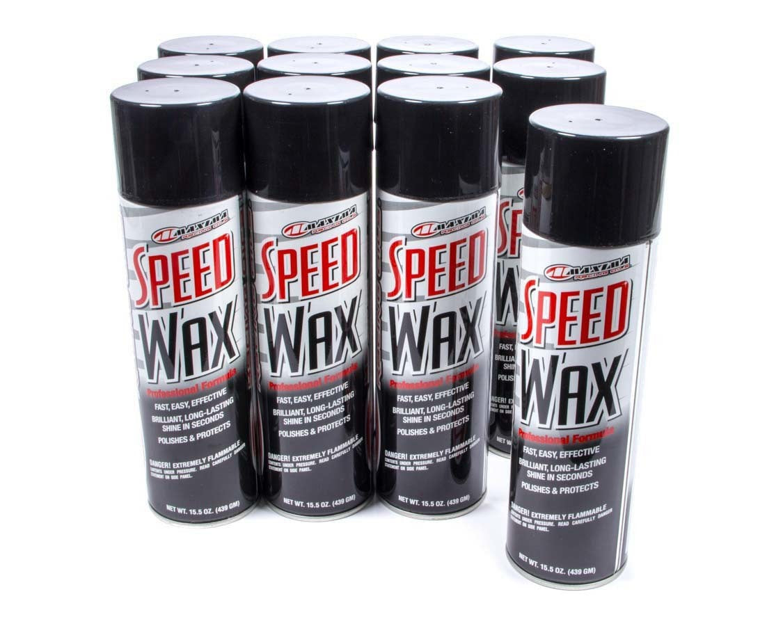 MAXIMA RACING OILS Speed Wax 70-76920 Exterior Detailer, 15.5 oz Aerosol Case of 12