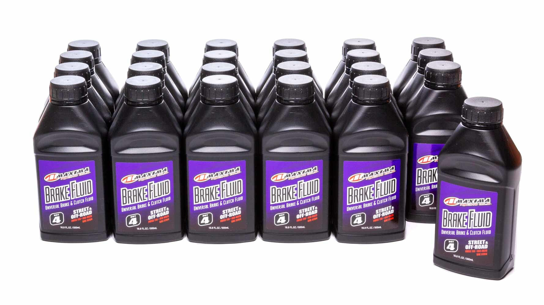 MAXIMA RACING OILS 80-86916 DOT 4 Synthetic Brake Fluid, 24-Pack
