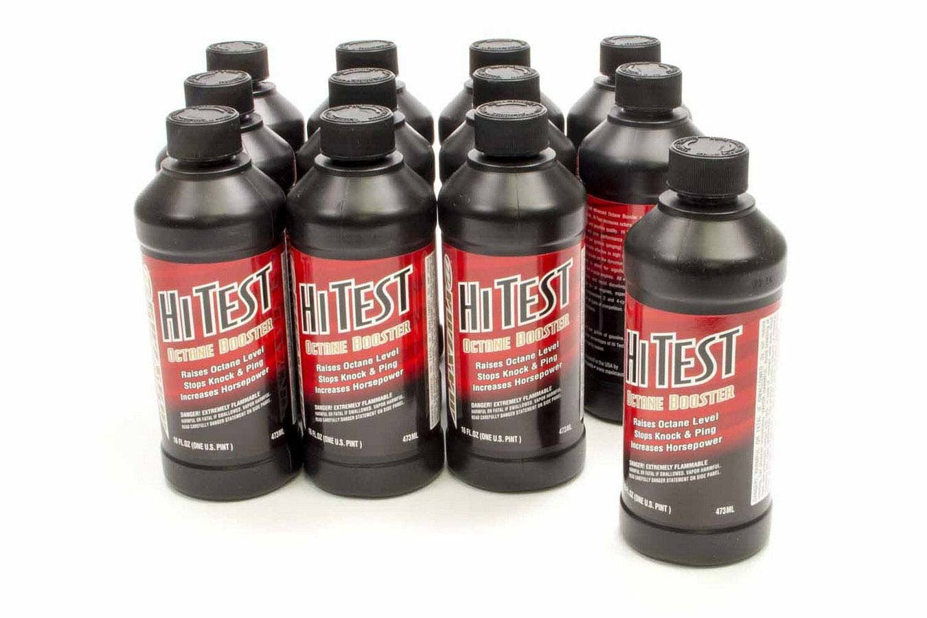 Maxima Racing Oils 83916 Hi-Test Octane Booster and Fuel System Cleaner, 12-Pack