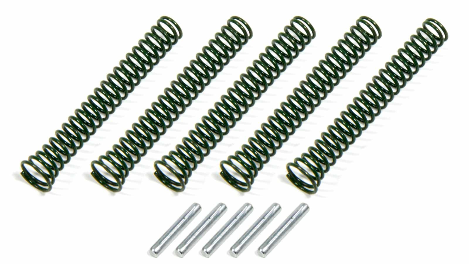 Melling 55049 High-Pressure Oil Pump Relief Springs, 49 PSI, Green, Small Block Chevy, 5-Pack