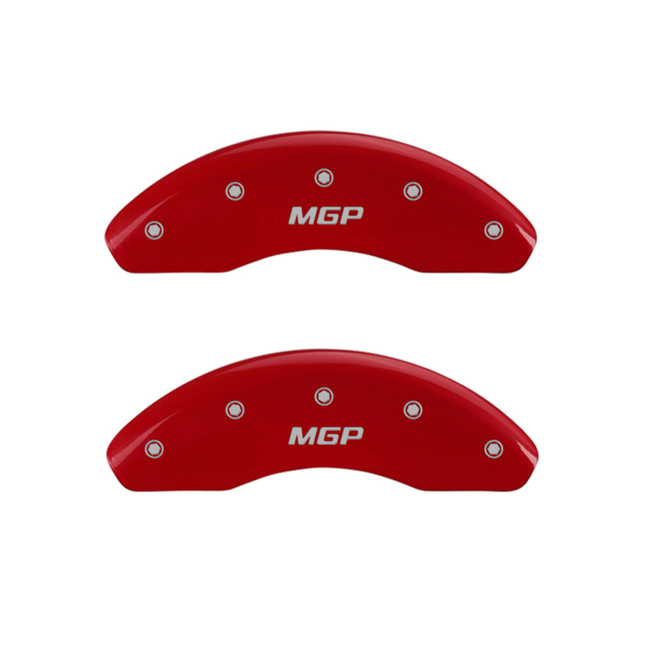 MGP Caliper Cover 14243SMGPRD Red Aluminum Brake Caliper Covers for GM Full-Size Van