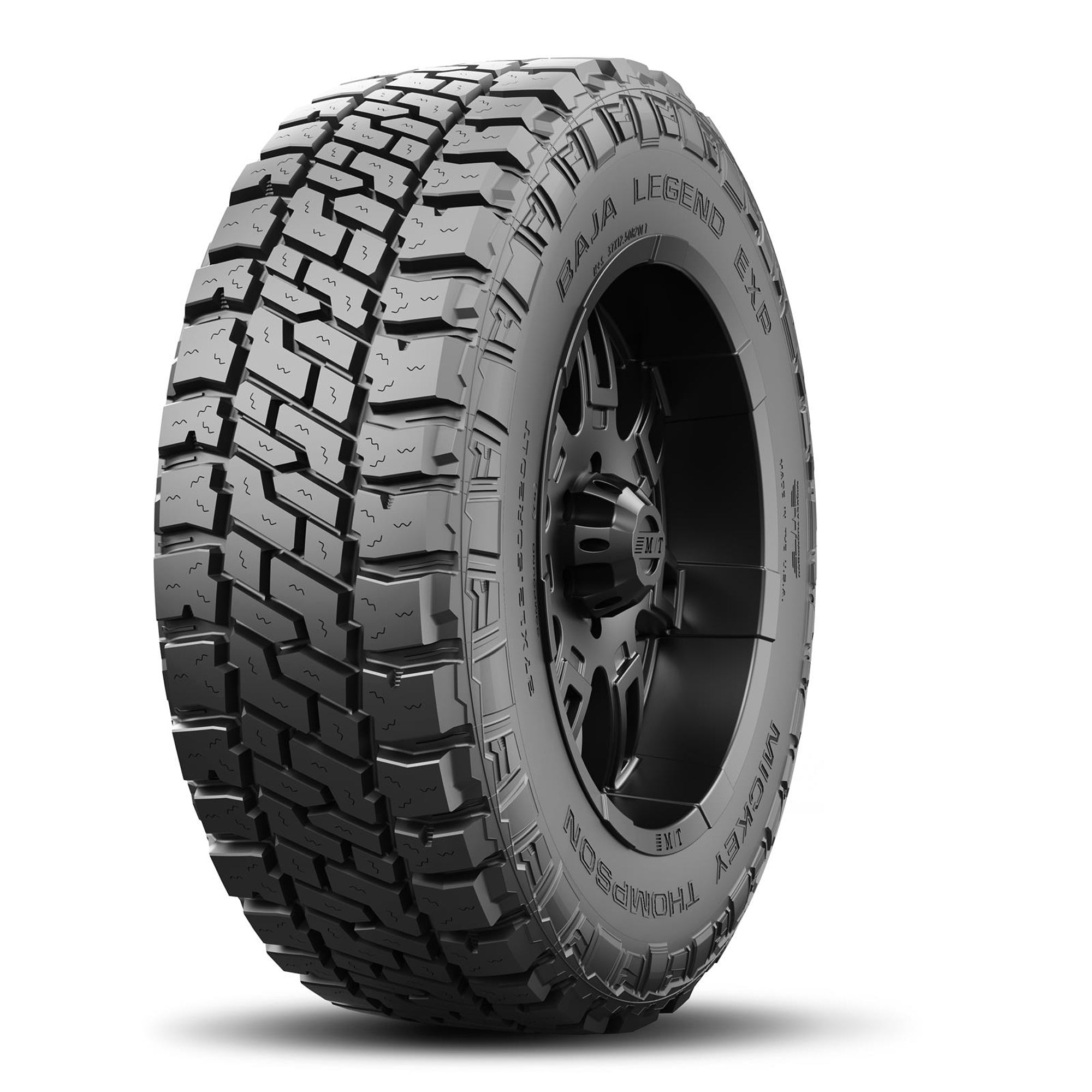 Mickey Thompson Tire - Baja Legend EXP - 33.0 X 12.50R - 15LT - Radial - 2205 Lb Max Load - White Letter Sidewall - each 2475