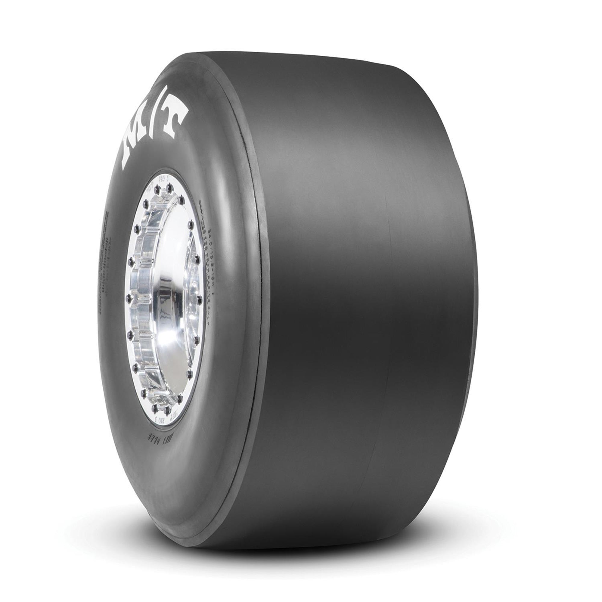 Mickey Thompson Tire - ET Drag - 35.0 X 15.0 - 16 - Bias - Ply - L6 Compound - White Letter Sidewall - each 250839