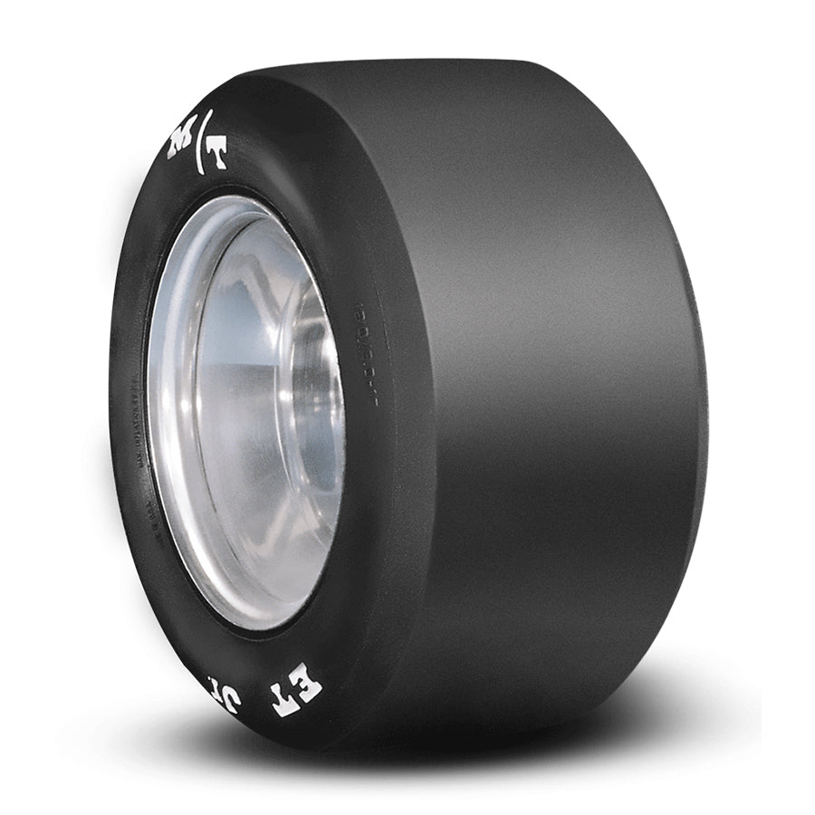 Mickey Thompson Tire - ET Jr Drag - 18.0 X 8.0 - 8 - Bias - Ply - L2 Compound - White Letter Sidewall - each 250935