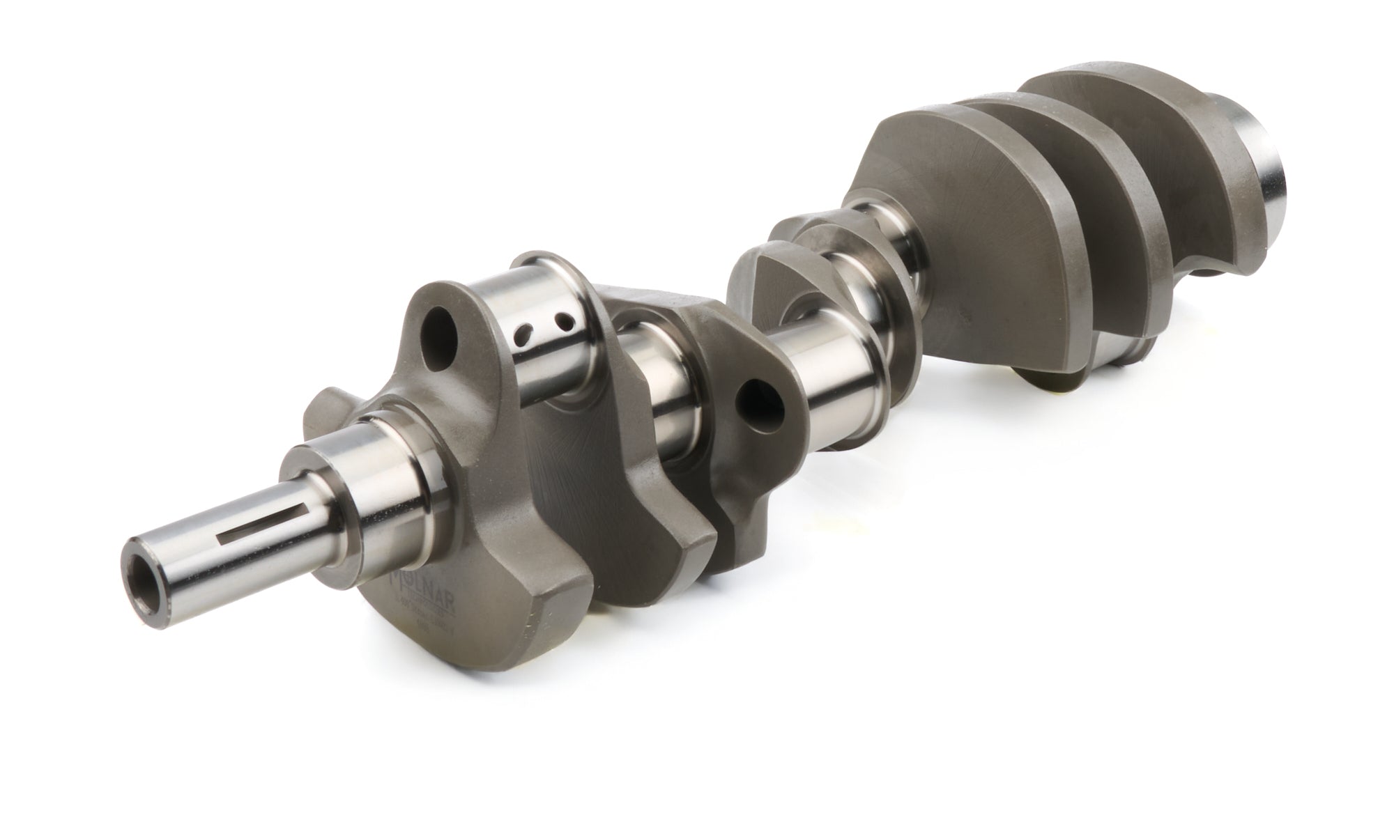 Molnar Technologies Crankshaft - 3.400 in Stroke - Internal Balance - Forged Steel - 2 - Piece Seal - 302 Mains - Small Block Ford - each 302-3400GB6F