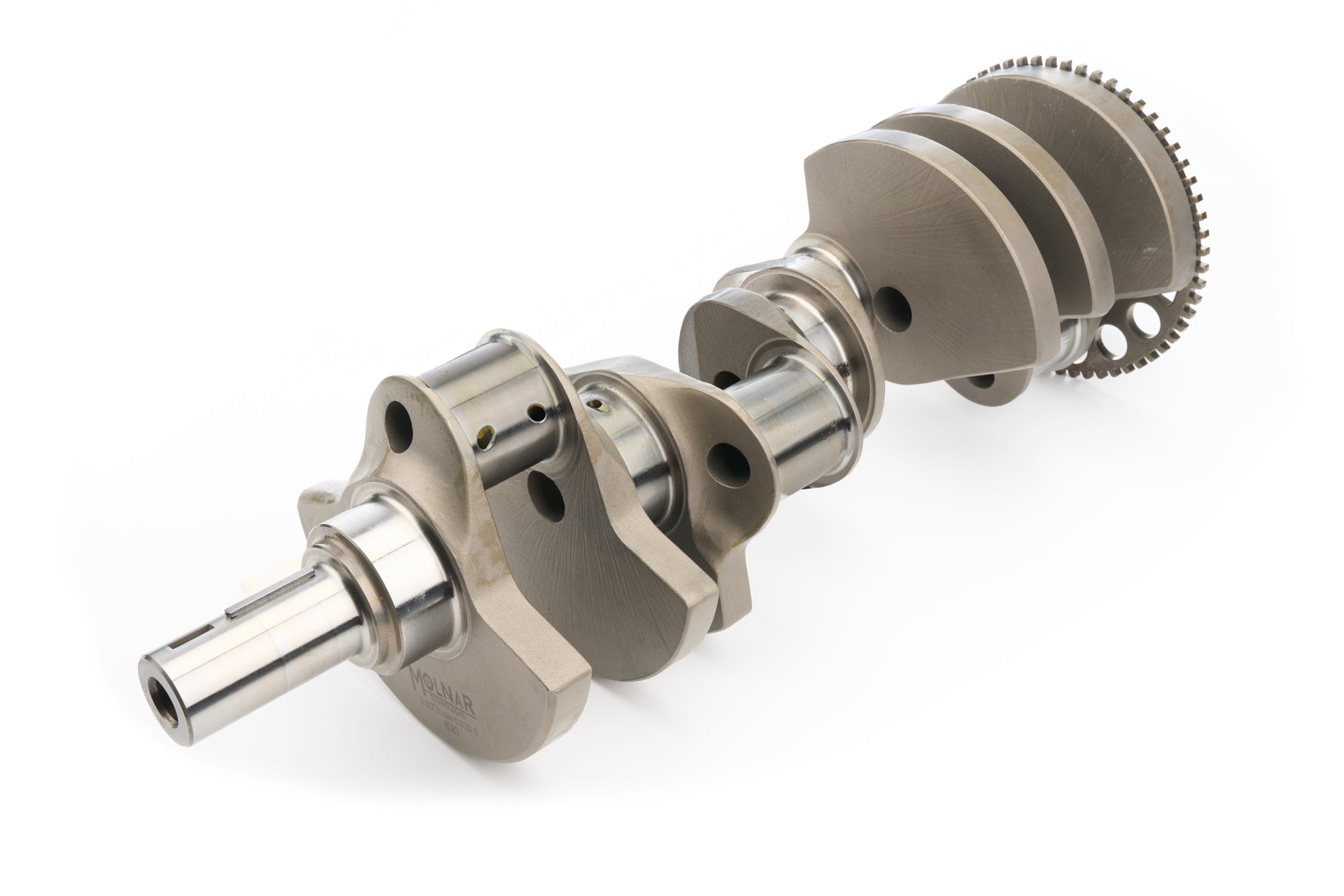 Molnar Technologies Crankshaft - 3.622 in Stroke - Internal Balance - 58X Reluctor Wheel - Forged Steel - 1 - Piece Seal - GM LS - Ser 346-3622LB6F-58