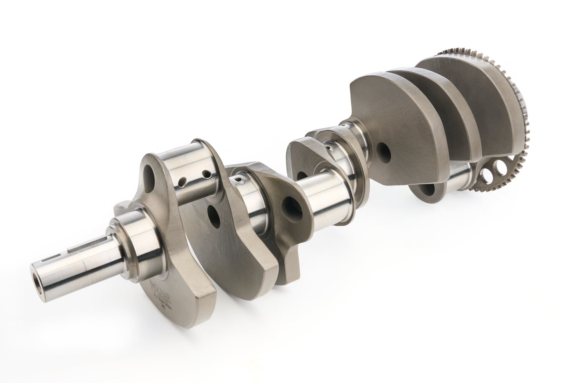 Molnar Technologies Crankshaft - 4.125 in Stroke - Internal Balance - 58X Reluctor Wheel - Forged Steel - 1 - Piece Seal - GM LS - Ser 346-4125LB6F-58