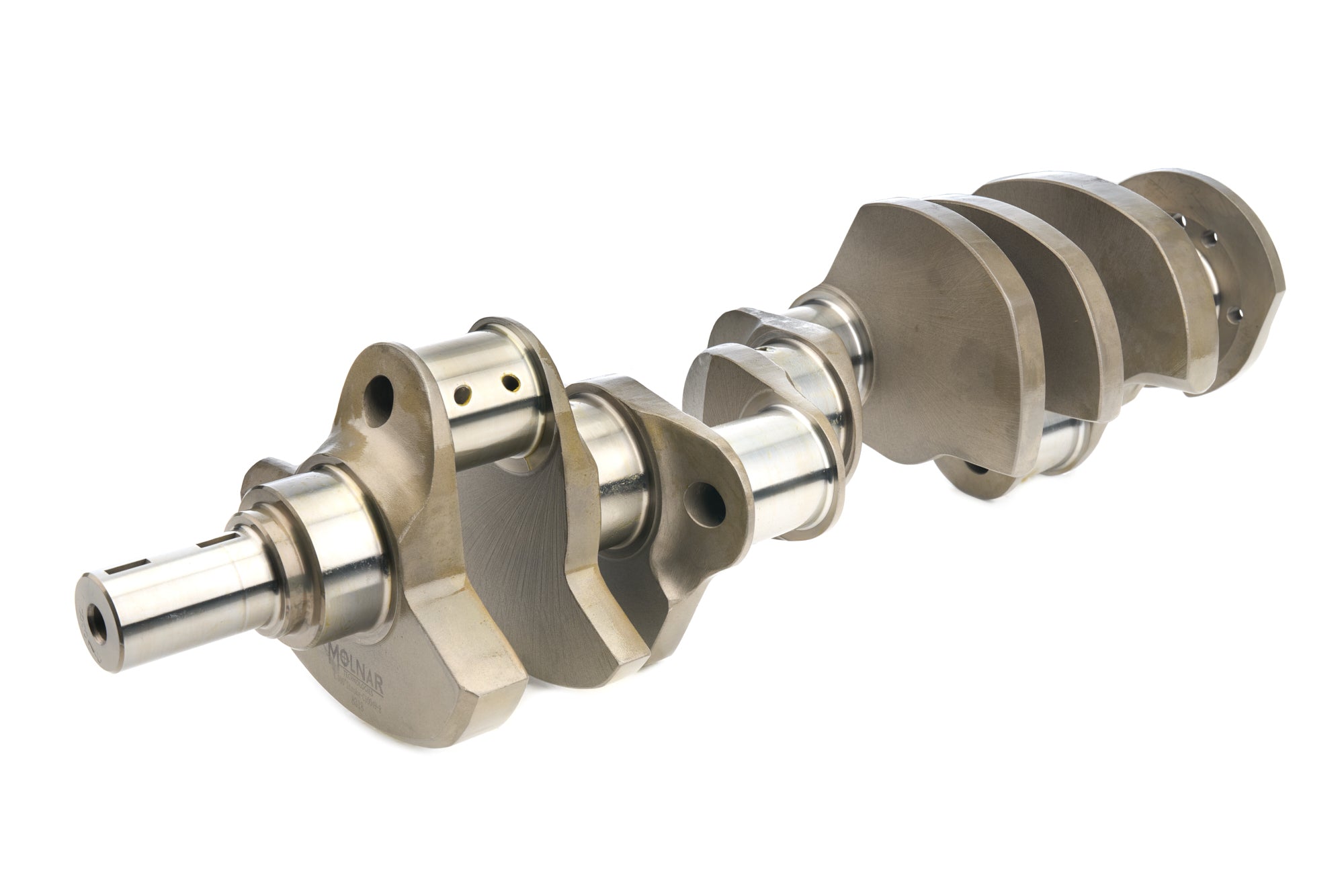 Molnar Technologies Crankshaft - 4.000 in Stroke - Internal Balance - Forged Steel - 2 - Piece Seal - 454 Mains - Big Block Chevy 454-4000DC6F-6135