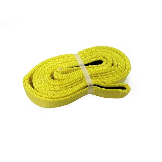 Mile Marker Tow Strap - ATV Strap - 1 in Wide - 8 Ft Long - 7200 Lb Capacity - Nylon - Yellow - each 19108TOW