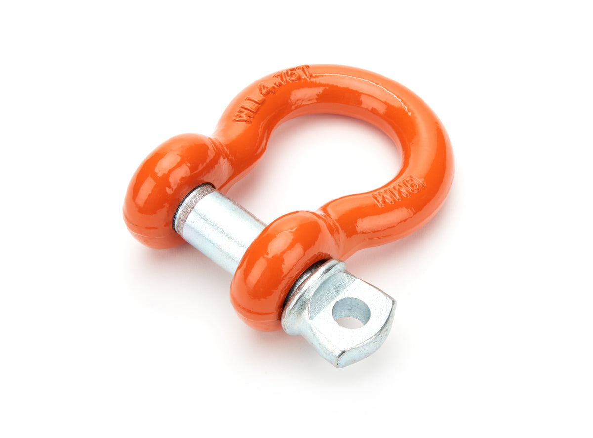 Mile Marker Shackle - Clevis D - Shackle - 3/4 in Pin - 9500 Lb Working Load Limit - Steel - Orange Powder Coat - each 60-50134