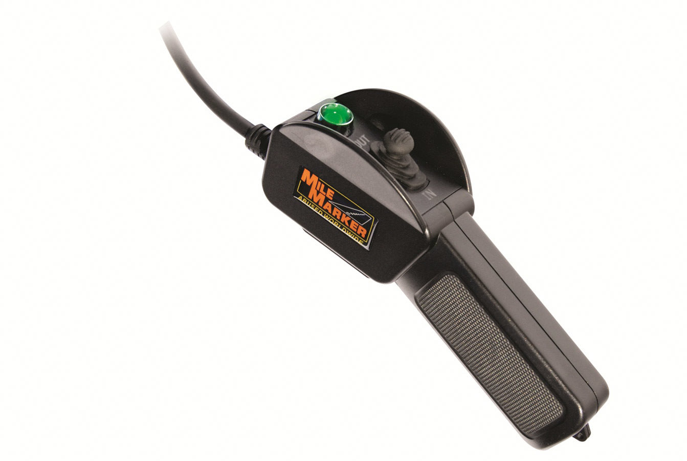 Mile Marker Winch Remote - Joystick - Wired - 12 Ft Long Cord - 5 Ft Cord Black Box - Hydraulic Winches - kit 93-50014
