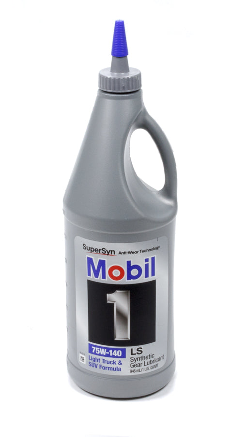 Mobil 1 Gear Oil - 75W140 - Limited Slip Additive - Synthetic - 1 Qt Bottle - each MOB102490-1