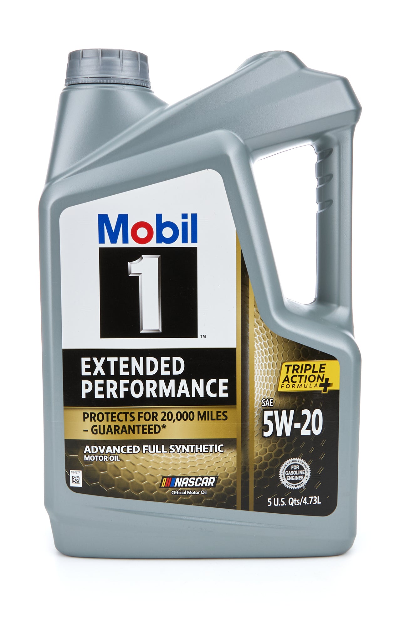 Mobil 1 Motor Oil - Extended Performance - 5W20 - Synthetic - 5 Qt Jug - each MOB120765-1
