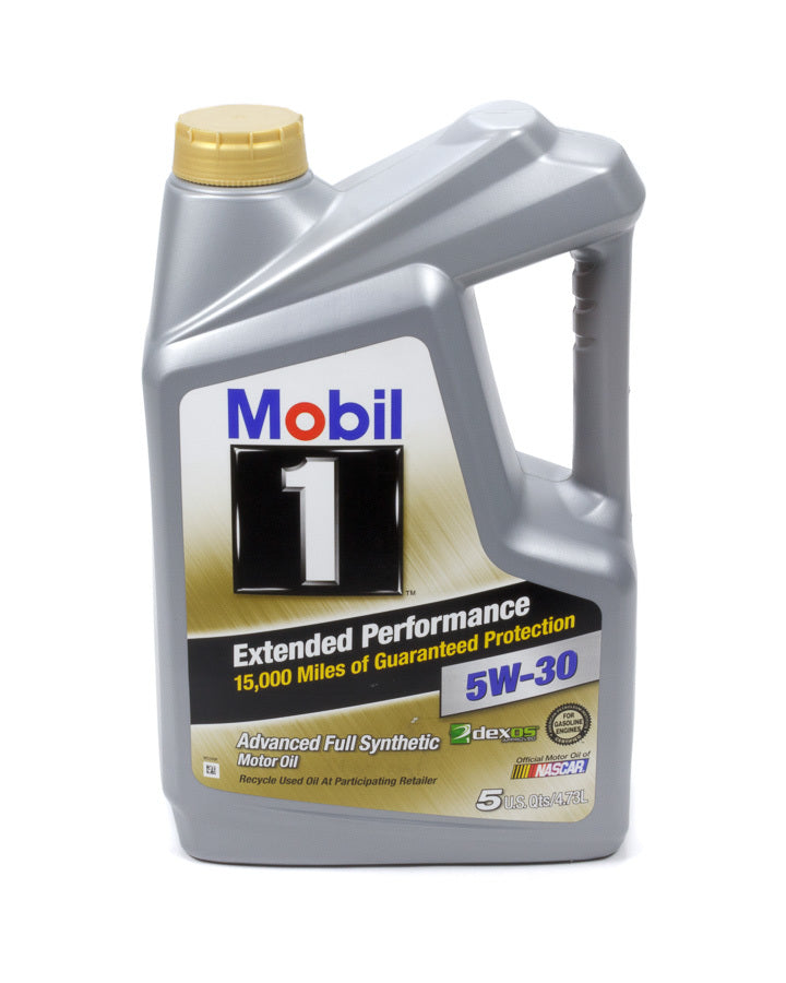Mobil 1 Motor Oil - Extended Performance - 5W30 - Synthetic - 5 Qt Jug - each MOB120766-1