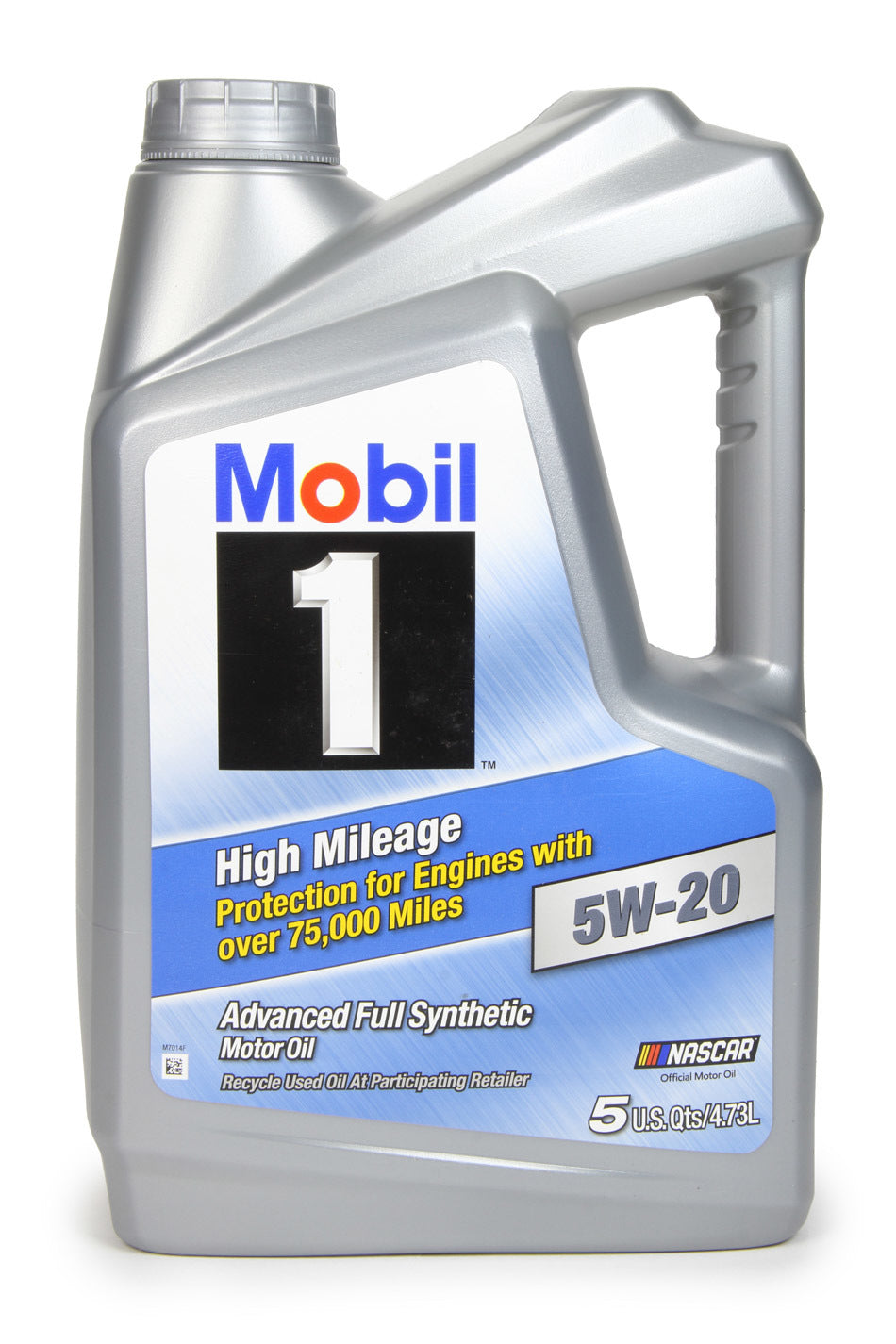 Mobil 1 Motor Oil - High Mileage - 5W20 - Synthetic - 5 Qt Jug - each MOB120768-1