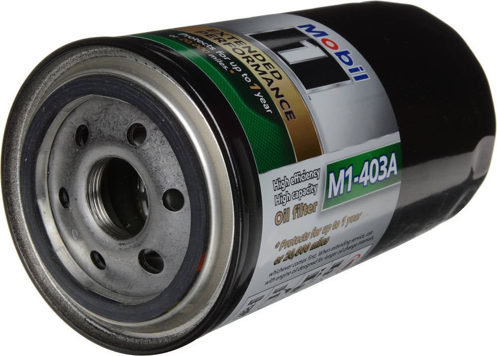 Mobil 1 Oil Filter - Extended Performance - Canister - Screw - on - 6.83 in Tall - 1 - 16 in Thread - Steel - Black Paint - Dodge - each M1-403A