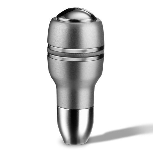 MOMO Tuning & Safety Shifter Knob - Automatico - set Screw Attachment - Aluminum - Silver Anodized - Universal - each AUTOALU