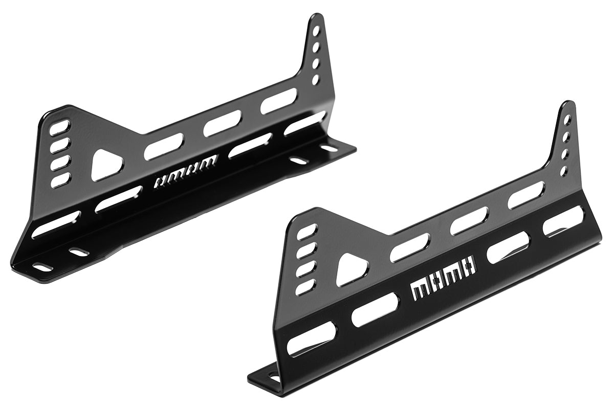 MOMO Tuning & Safety Seat Bracket - Side Mount - Steel - Black Powder Coat - kit STSIDEMOUNTS