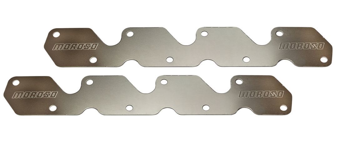 Moroso 25159 Exhaust Port Block-Off Plates for CFE SBX Small Block Chevy Heads