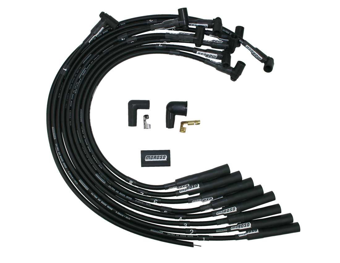 MOROSO 73711 Ultra 40 Spark Plug Wire Set for Big Block Chevy