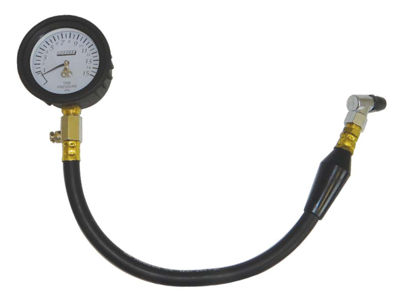 Moroso 89592 Garage Series Analog Tire Pressure Gauge, 0–15 PSI