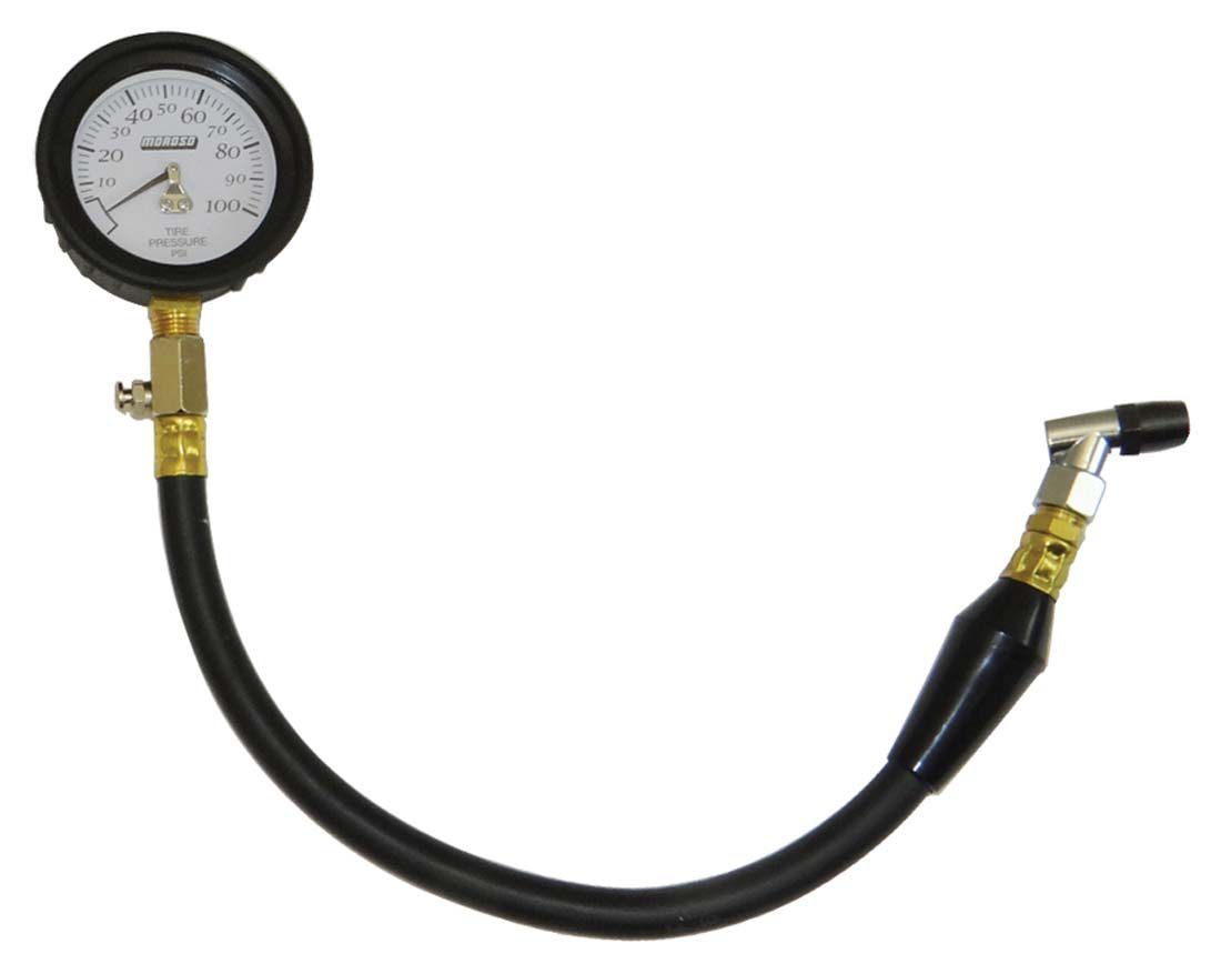 Moroso 89595 Garage Series Analog Tire Pressure Gauge, 0-100 PSI