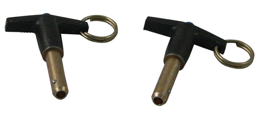 Moroso 90410 Quick Release T-Handle Pins, 3/8 in Diameter x 1 in Long, Pair
