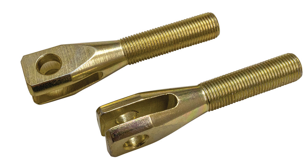 Moroso 90770 Clevis Rod Ends, 5/16-Inch Bore, 1/2-20 Right-Hand Male Thread, Pair