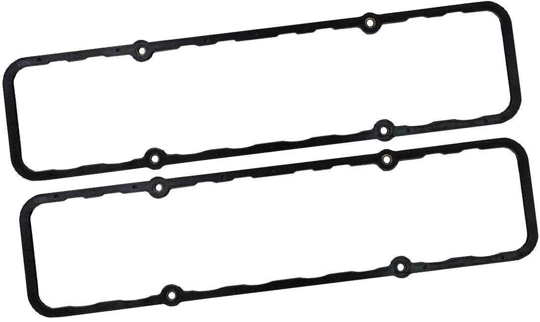Moroso 93195 SBC Valve Cover Gaskets, Steel Core Rubber, 10-Pair Set