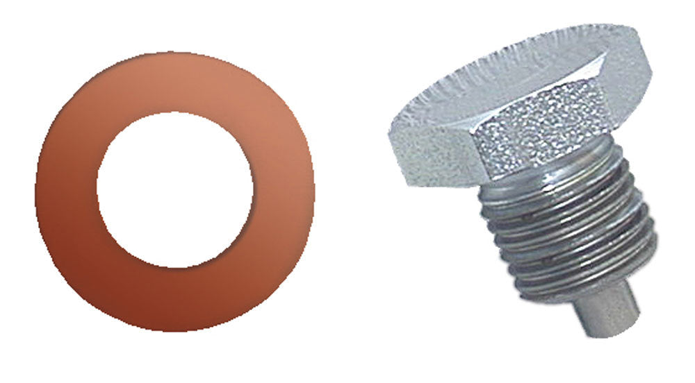 MOROSO 97002 Magnetic Drain Plug, 1/2-20 Thread with 3/4-Inch Hex Head