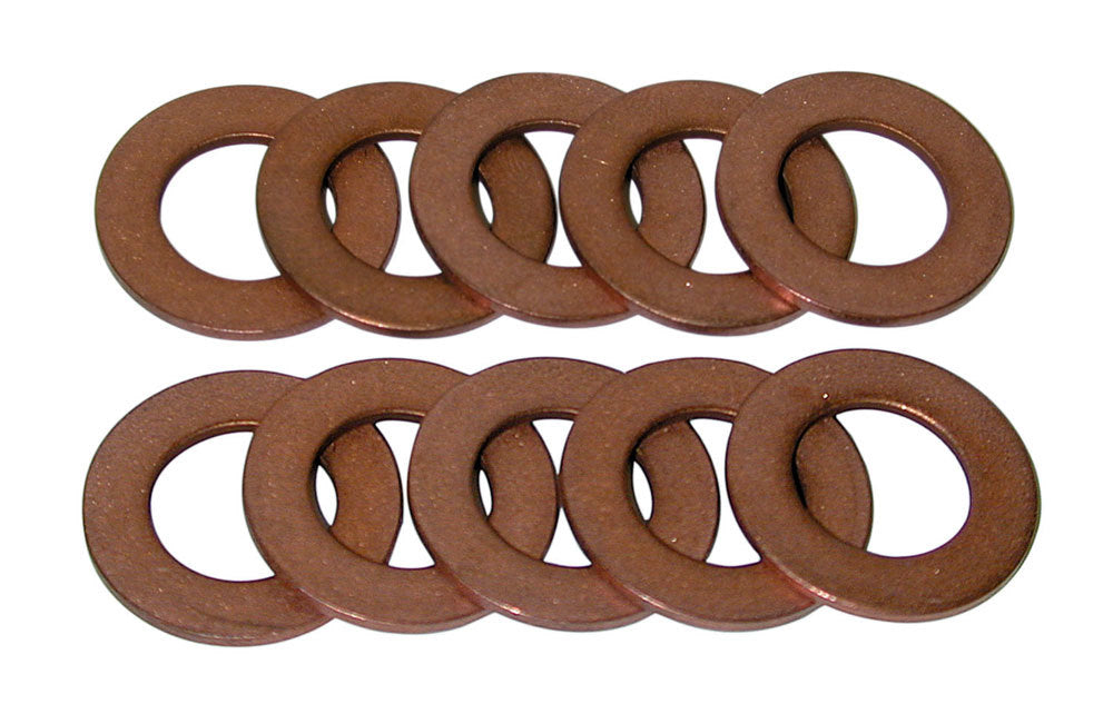 MOROSO 97010 Copper Drain Plug Sealing Washers, 10-Piece Set