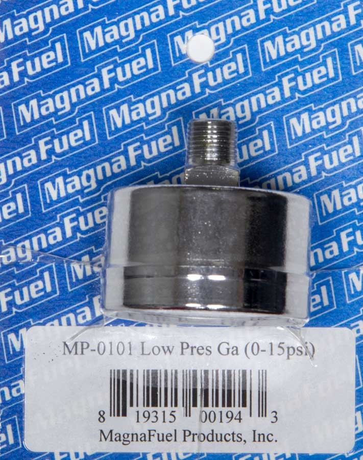 Magnafuel MP-0101 Low Pressure Fuel Gauge, 0-15 PSI