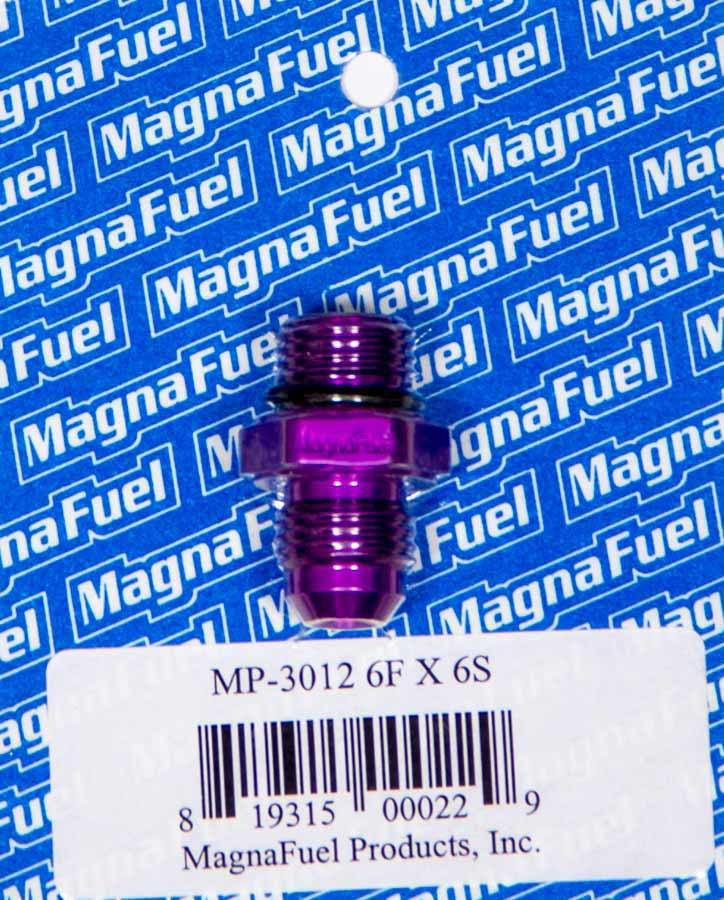MagnaFuel/MagnaFlow Fuel Systems MP-3012 6 AN Male to 6 AN Male O-Ring Straight Adapter Fitting