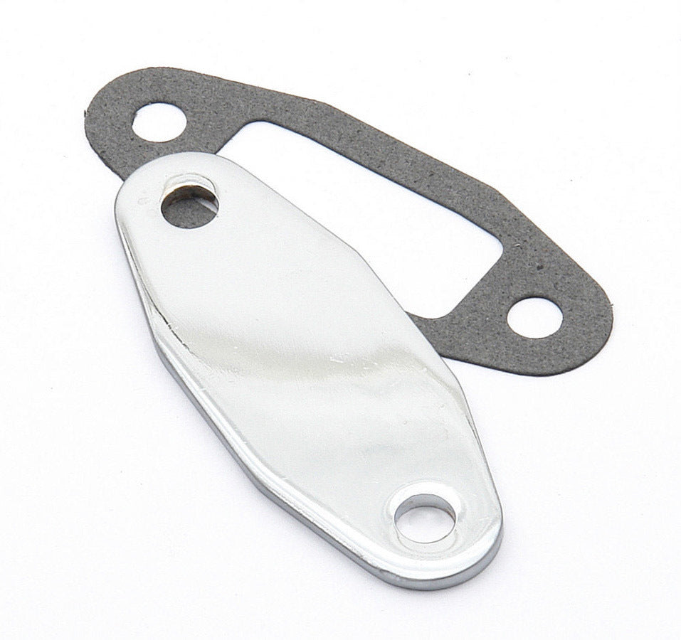 Mr Gasket Mr. Gasket Fuel Pump Block Off Plate - Chrome Gasket Set 1517 - Bczg_1517