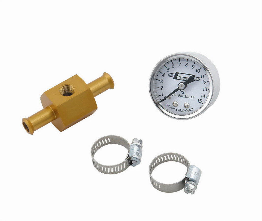 Mr Gasket Mr. Gasket Fuel Block With 0-15 PSI Fuel Pressure Gauge 1560 product image 6