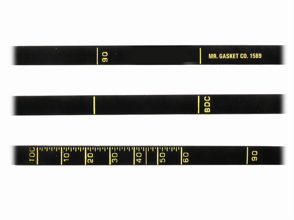 Mr Gasket Fits Chevrolet With 7" Balancer. Engine Timing Tape 1589 - Bczg_1589